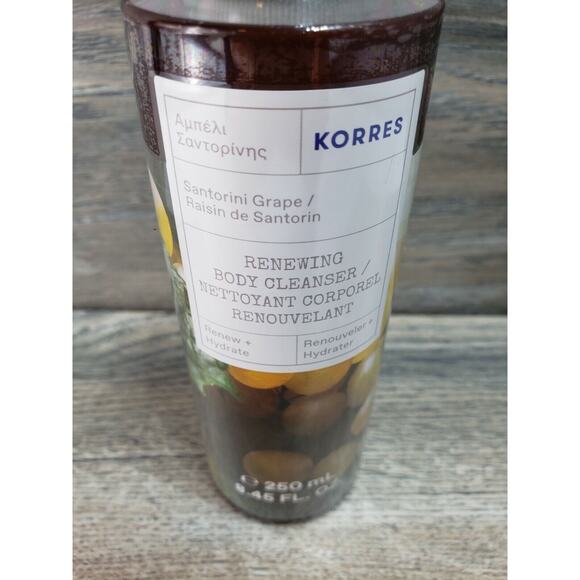 Korres Santorini Grape Renewing Body Cleanser Full Size - Picture 2 of 4